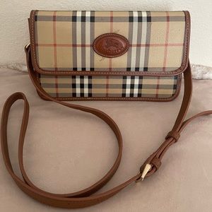 Burberry Vintage Leather Crossbody Bag